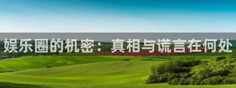彩名堂官方平台：娱乐圈的机密：真相与谎言在何处