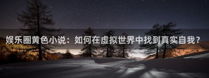 彩名堂旧版本：娱乐圈黄色小说：如何在虚拟世界中找到真实自我？